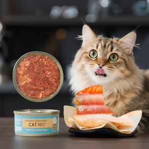 High Protein Fine Shredded Meat Easy Digestion Rich Nutrients Balanced Nutrition Cat Wet Canned Food