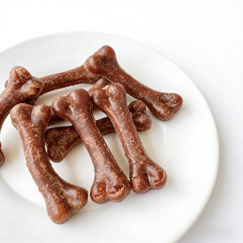 Wholesale Grain Free Natural Long Lasting Dental Care Teeth Cleaning Chicken Duck Beef Bone Shape Pet Food Dog Food Dog Treats