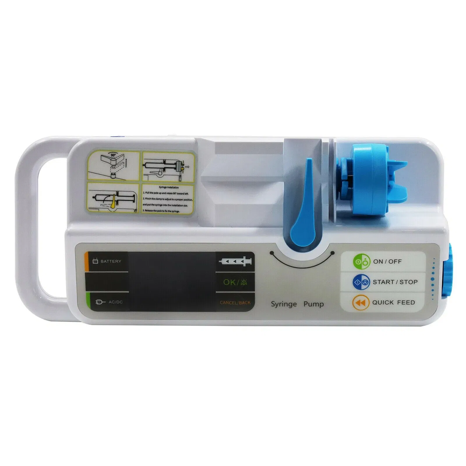 Veterinary Medical Equipment Portable Surgical Instrument Hospital Device Elastomeric ICU Syringe Delivery Volumetric Handheld Smart Nutrition IV Infusion Pump