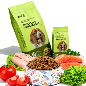 OEM ODM Natural Protein-Rich Chicken Flavor Dry Pet Food Scientifically Formulated Staple Kibble for Dogs and Cats of All Ages