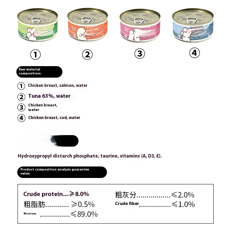 Manufacturer Wholesale Nutritional Hydrating Pet Snacks Canned Cat Food And Wet Food Soup For Kittens For Kittens' Meal Packs