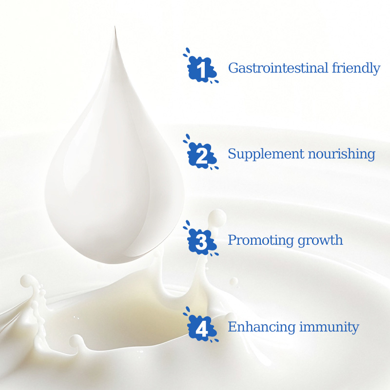 OEM Custom Pet Goat Milk Formula Powder Fast Absorption Growth Immunity Digestive Friendly Lactose Light Private Label