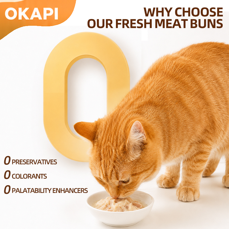 FDA Certified OEM/ODM Complete Meal Wet Cat Food Pouch High Protein Fresh Meat Rich Soup Staple Food Pet Food