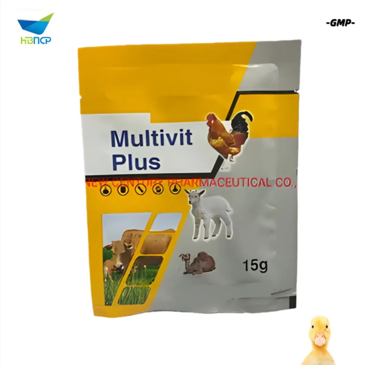 New Material Veterinary Grade Pharmaceutical Multi Vitamins Soluble Powder Nutrition Feed for Livestock Poultry