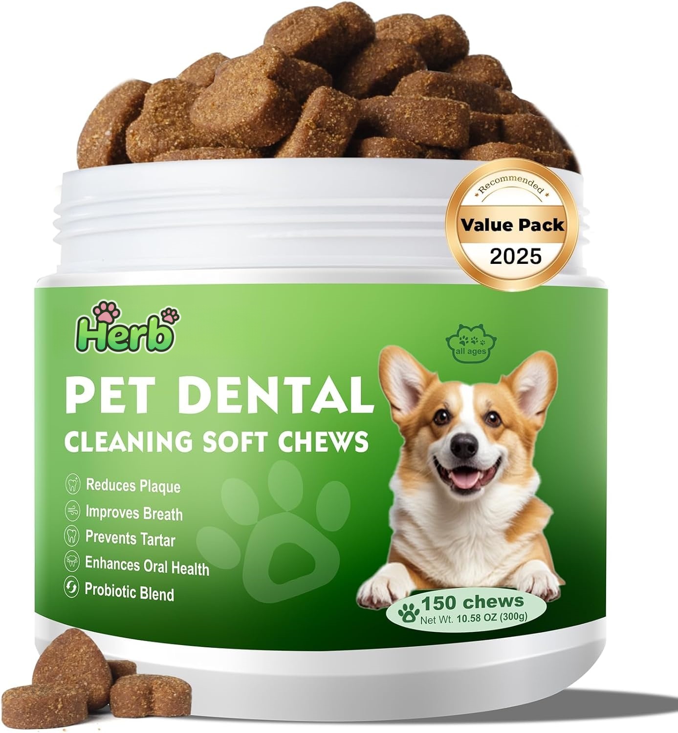 Pet dental soft chews product display 2