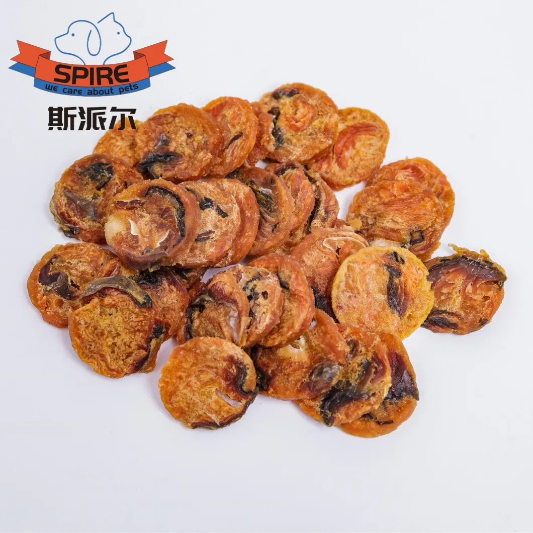 Low-Calorie Smoked Salmon Chips Pet Snack for Dog Weight Management Treats