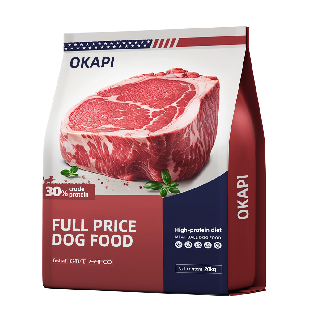 High Protein Hypoallergenic ODM Formula Pet Food For Dogs Offering Various Packaging Size
