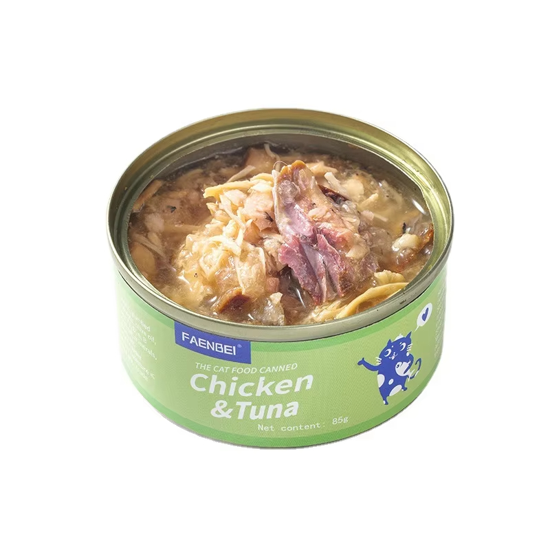 Wholesale Adult Wet Cat Food Treats High Protein Organic 75g Pouch Canned with 100% Natural Meat