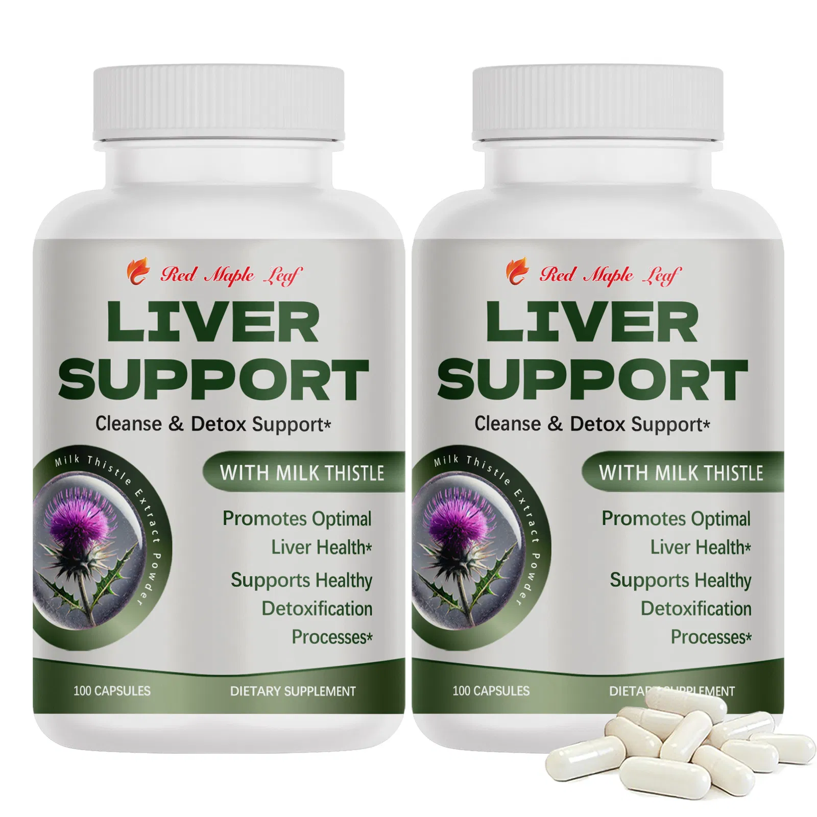 Liver Health & Detox Support Formula - with Milk Thistle, Dandelion & Turmeric