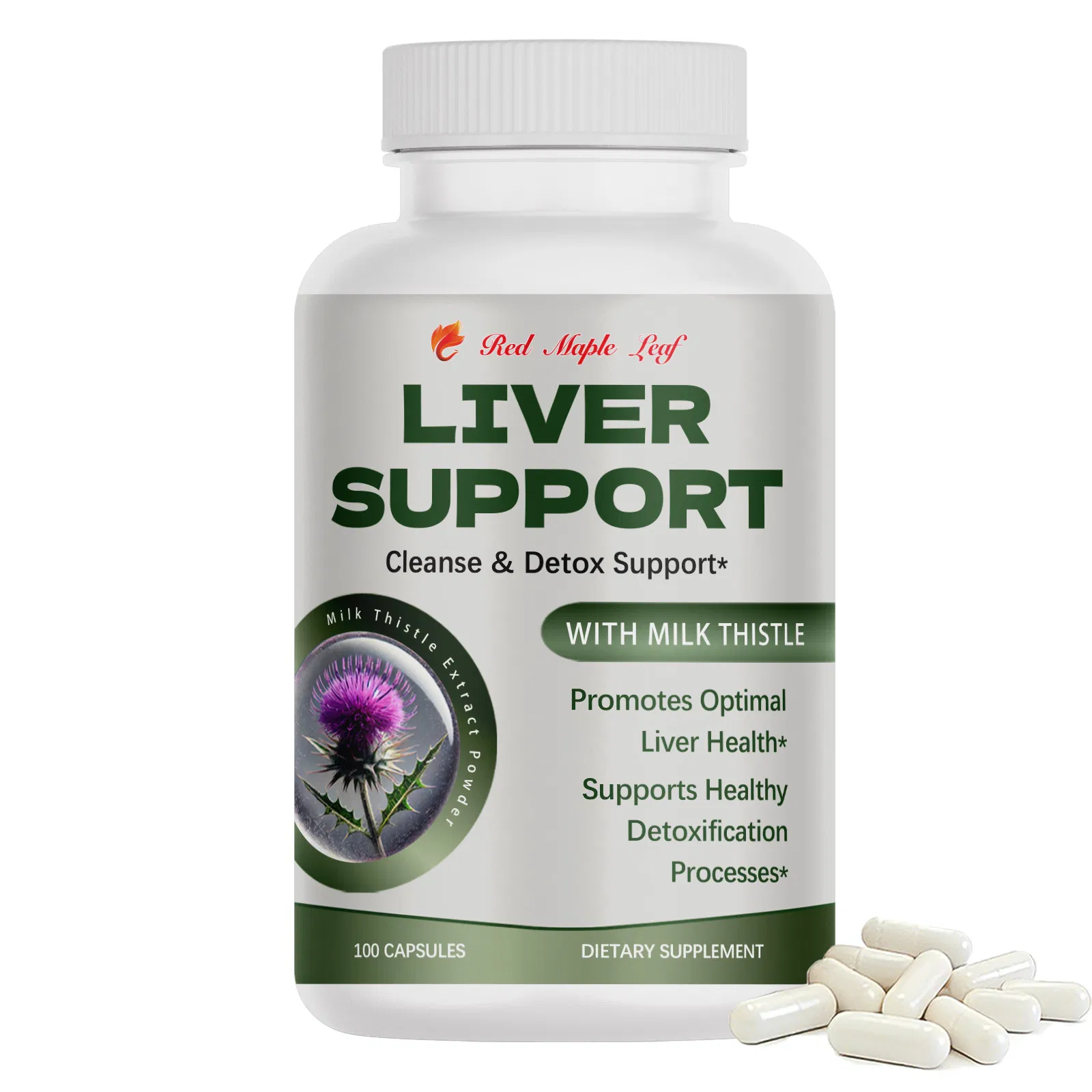 Liver Health &amp; Detox Support Formula - with Milk Thistle, Dandelion &amp; Turmeric