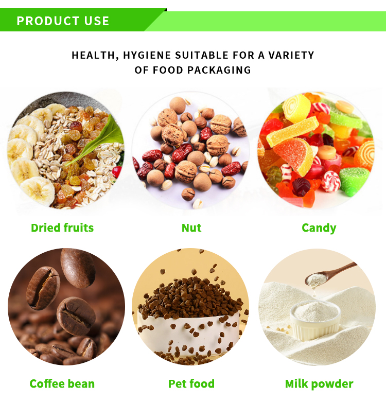 Pet food bag bottom sealing view