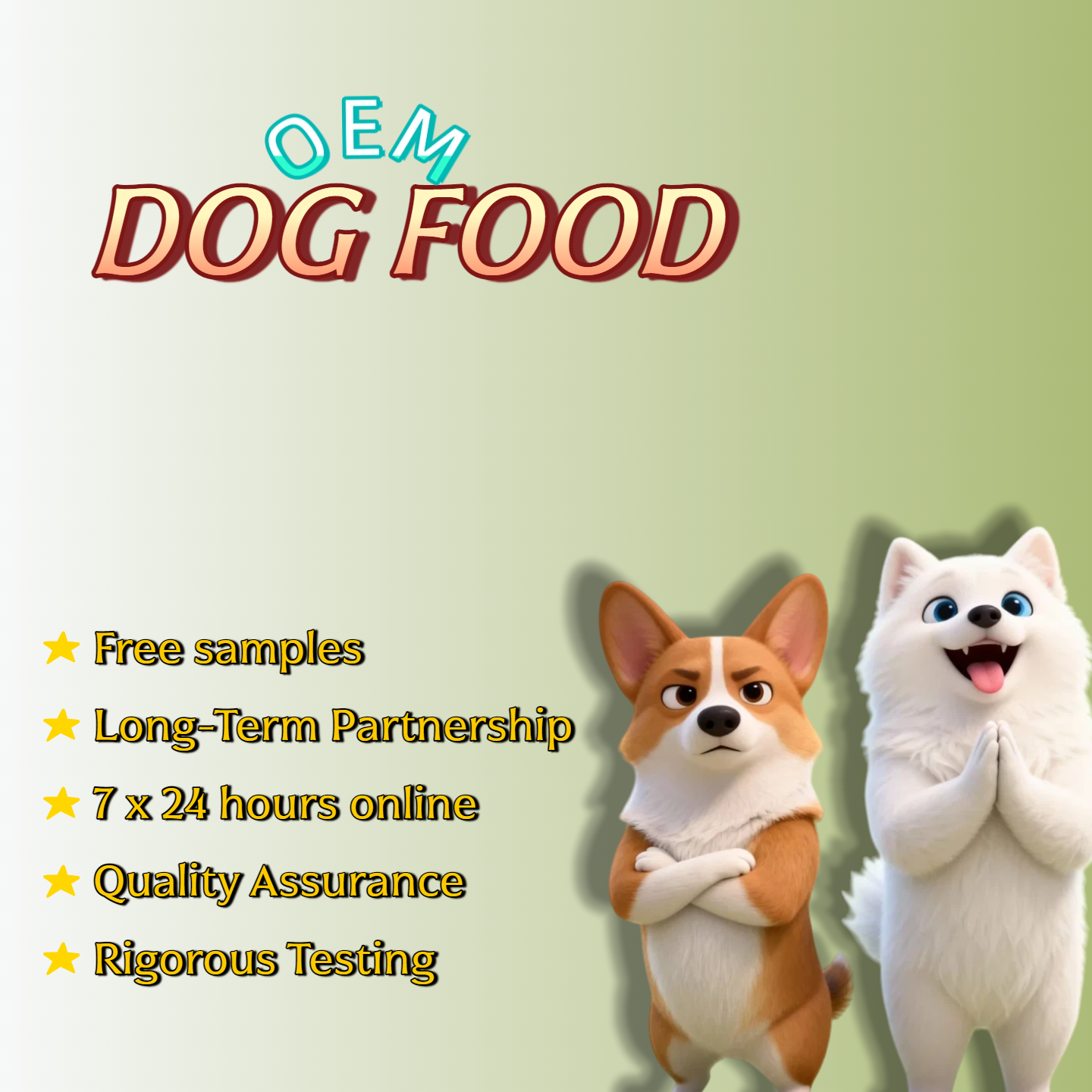 Factory Price Best Sellers Grain Free Fresh Meat High Protein Healthy Easy Preserve Hypoallergenic Pet Dry Dog Food
