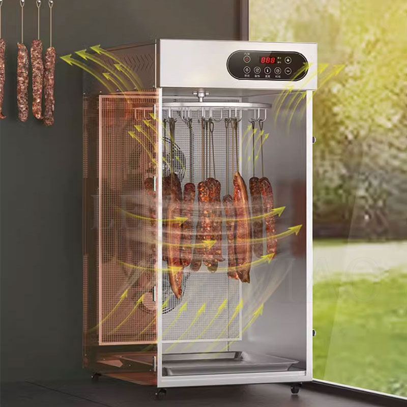 Dehydrator Bacon Sausage Dried Fruit Machine Food Air-Drying Machine Pet Snack Dissolving Bean Bacon and Cured Meat Machine