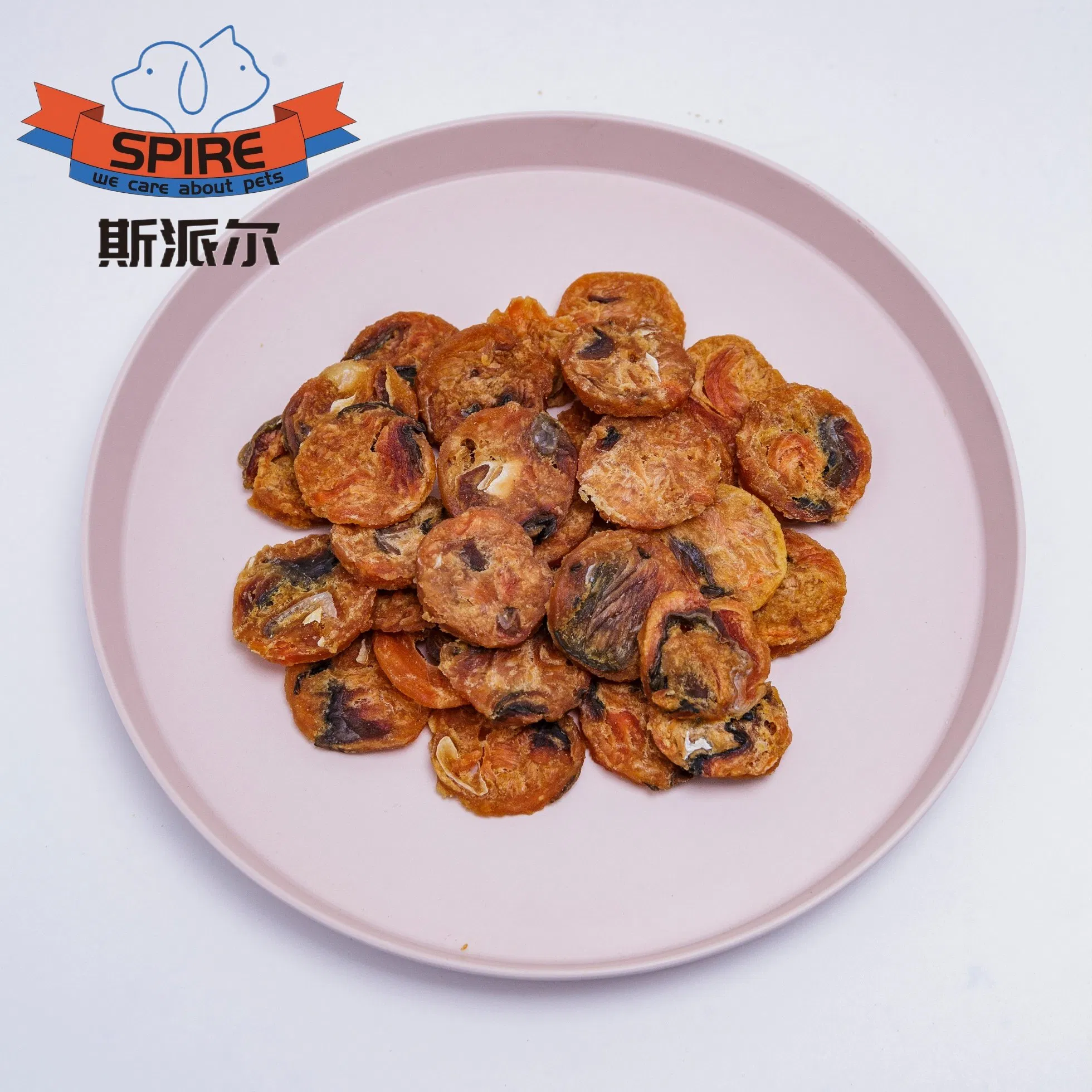 Low-Calorie Smoked Salmon Chips Pet Snack for Dog Weight Management Treats