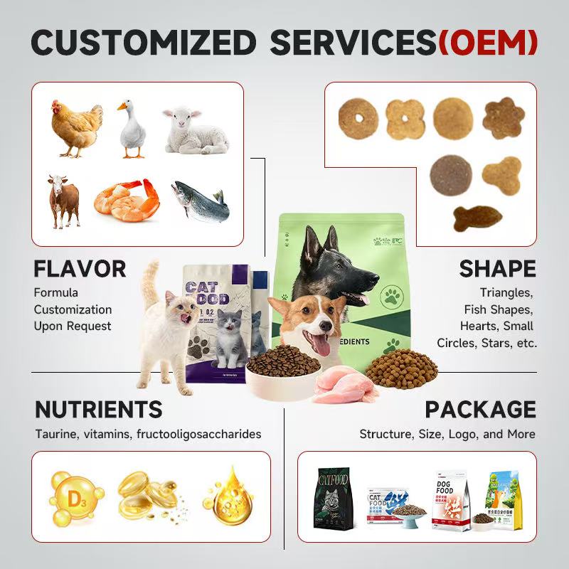 PhoenHorse Veterinarian Recommended Adult Care Organic cat Food Dry cat Food Custom Packaging cat Food