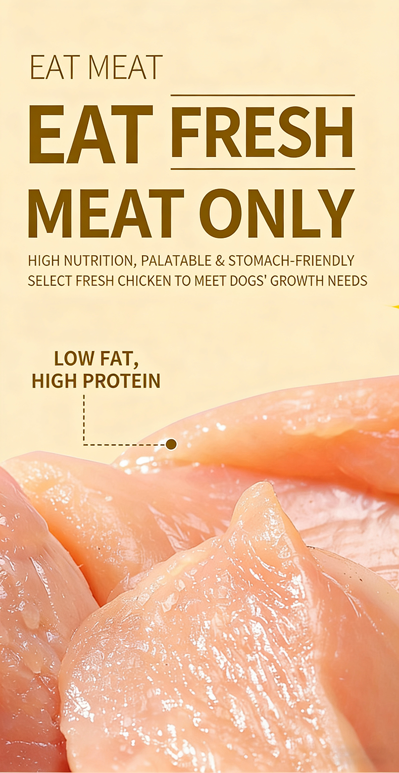 OEM ODM Freeze-Dried Pet Food Dry Kibble Pure Meat Formula High Palatability Provides High-Quality Protein for Your Beloved Pets