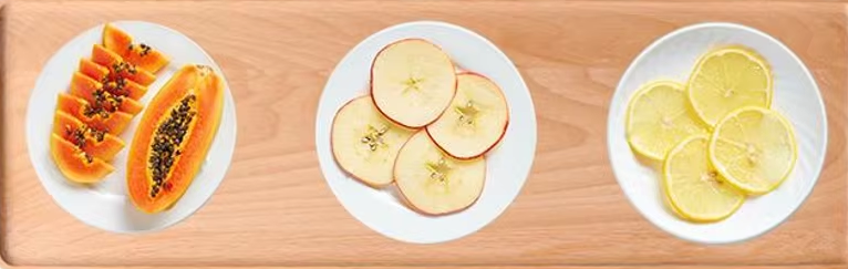 Dried Papaya, Apple, Lemon