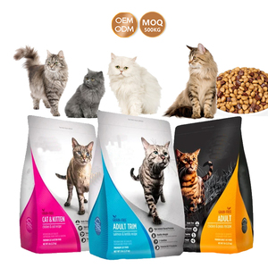 All-Age Dry Cat Food Grain-Free with Fresh Meat As Main Ingredient Rich in Natural Protein Flavors Popular Products Free Samples