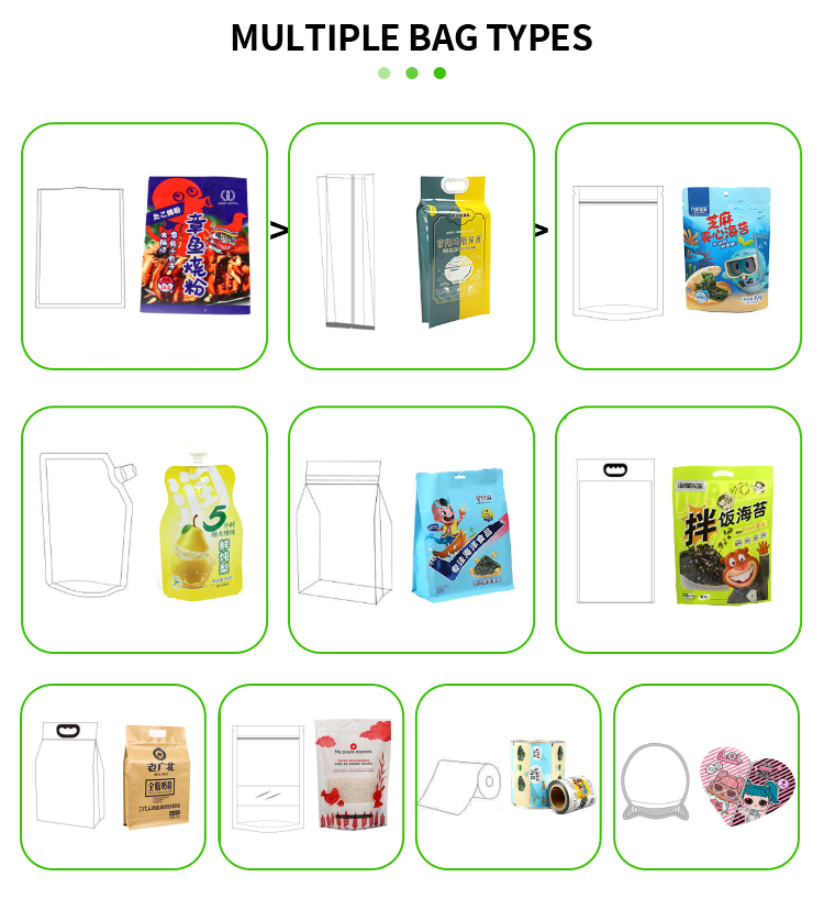 Pet food bag custom handles