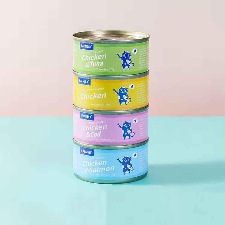 Wholesale Adult Wet Cat Food Treats High Protein Organic 75g Pouch Canned with 100% Natural Meat
