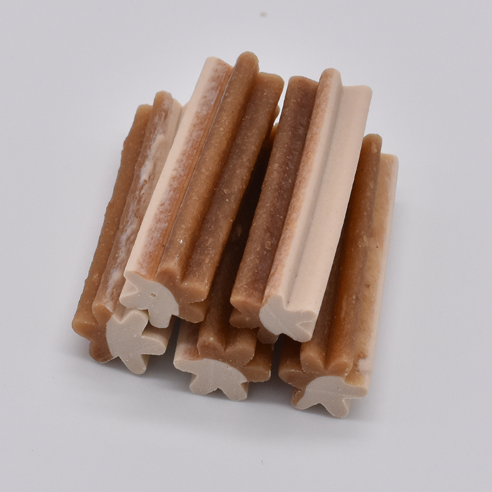 Professional Dog Dental Chews Honeycomb Texture Chicken Flavor Meat Effective Plaque Removal Gum Massage Natural Grain-Free