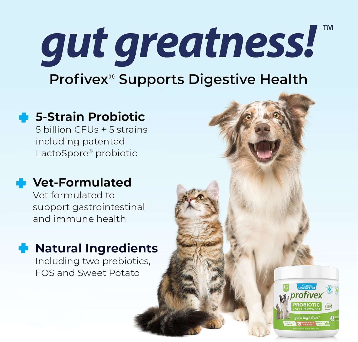 Oscar Pet Food And Supplement Probiotic Chews For Dogs Prebiotcs Vitamins Supports Healthy Gut &amp; Normal Digestive Function