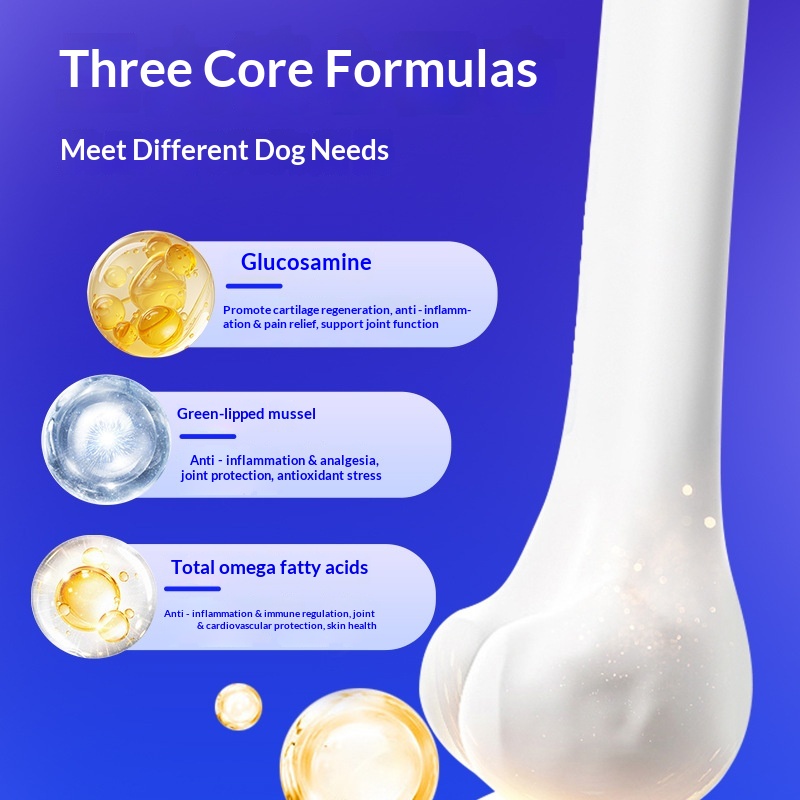 Customized Cross-border Advanced Nutritional Soft Chew 11-in-1 Multivitamin Formula Pet Supplement Senior Dogs