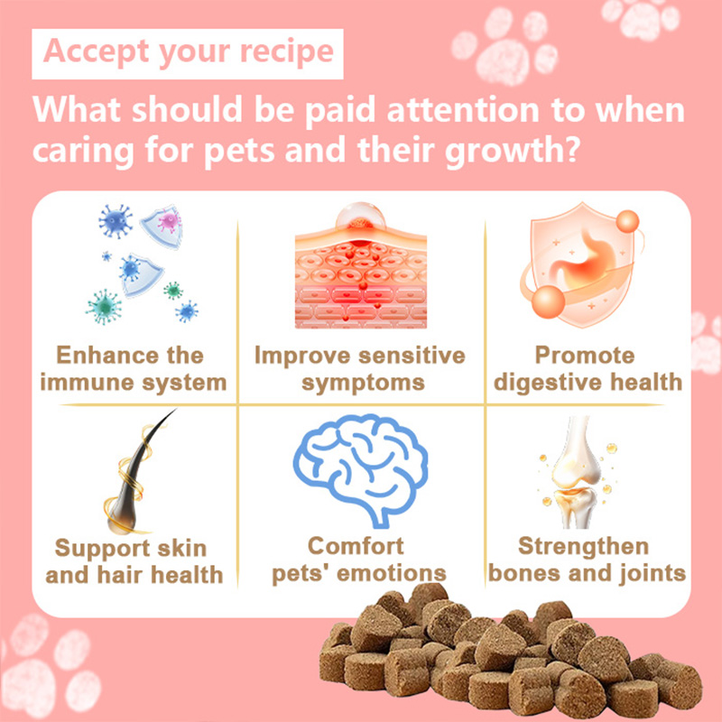 Oimmal Natural Organic 90 Soft Chews Pet Multi Vitamin Treats Supplement 11 In 1 Multivitamin For Dogs