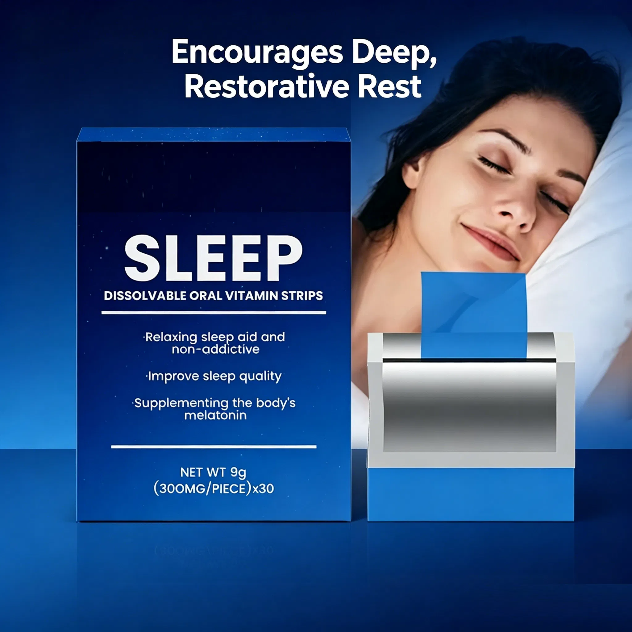 Relaxation Supplement: GABA and Melatonin Oral Dissolvable Film Formula