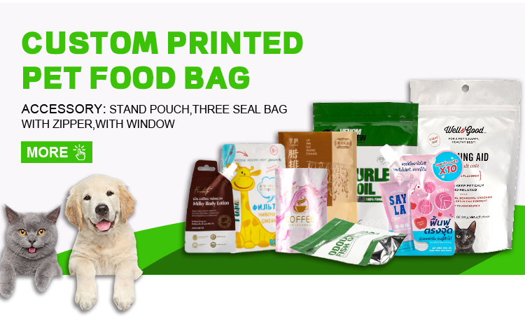 Pet Food Bag Packaging Banner