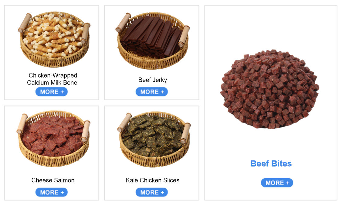 Pet Snack Selection