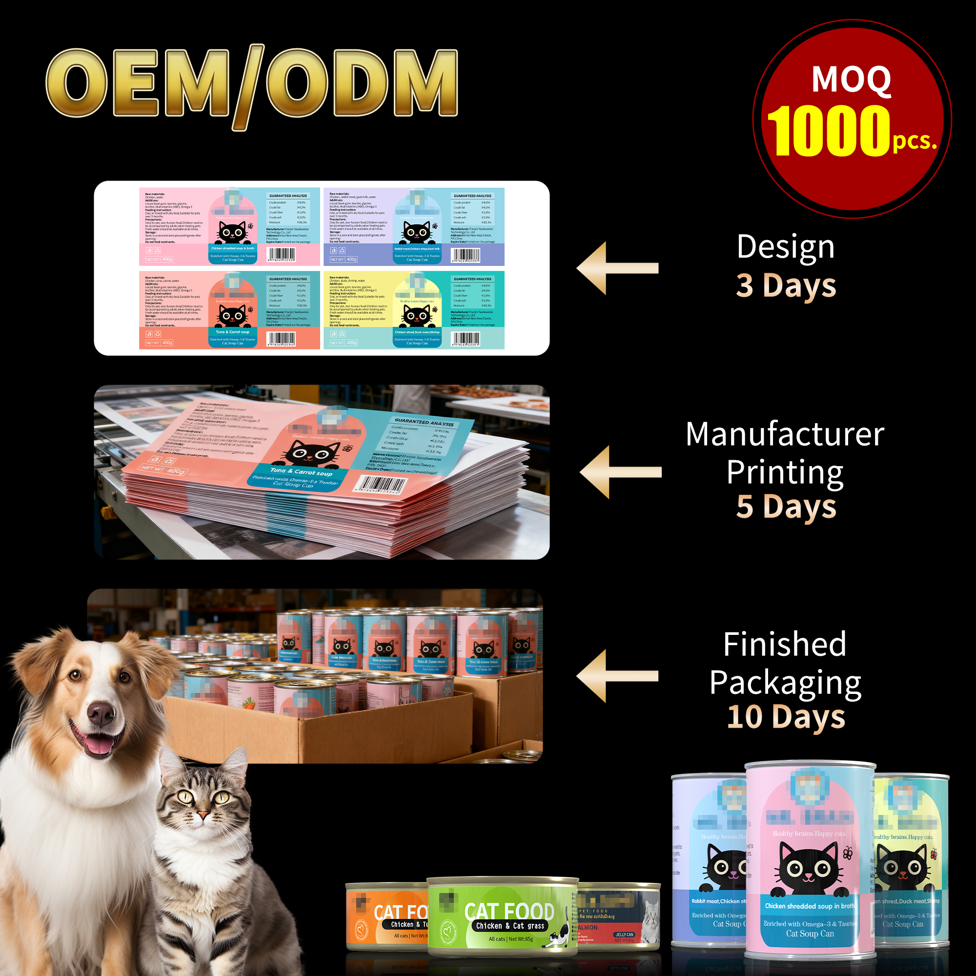 Wholesale Customizable Flavor Label400g Dogs WetTreats Wet Mix Mousse Sauce Canned Dog Food
