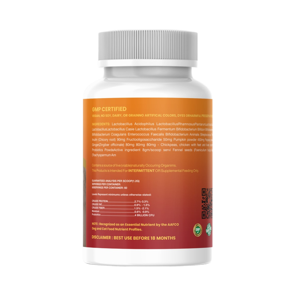 FDA Approved OEM Gut Health Immune Sensium Digestive Feed Supplement Probiotic Pet Supplement Powder for Dogs and Cats