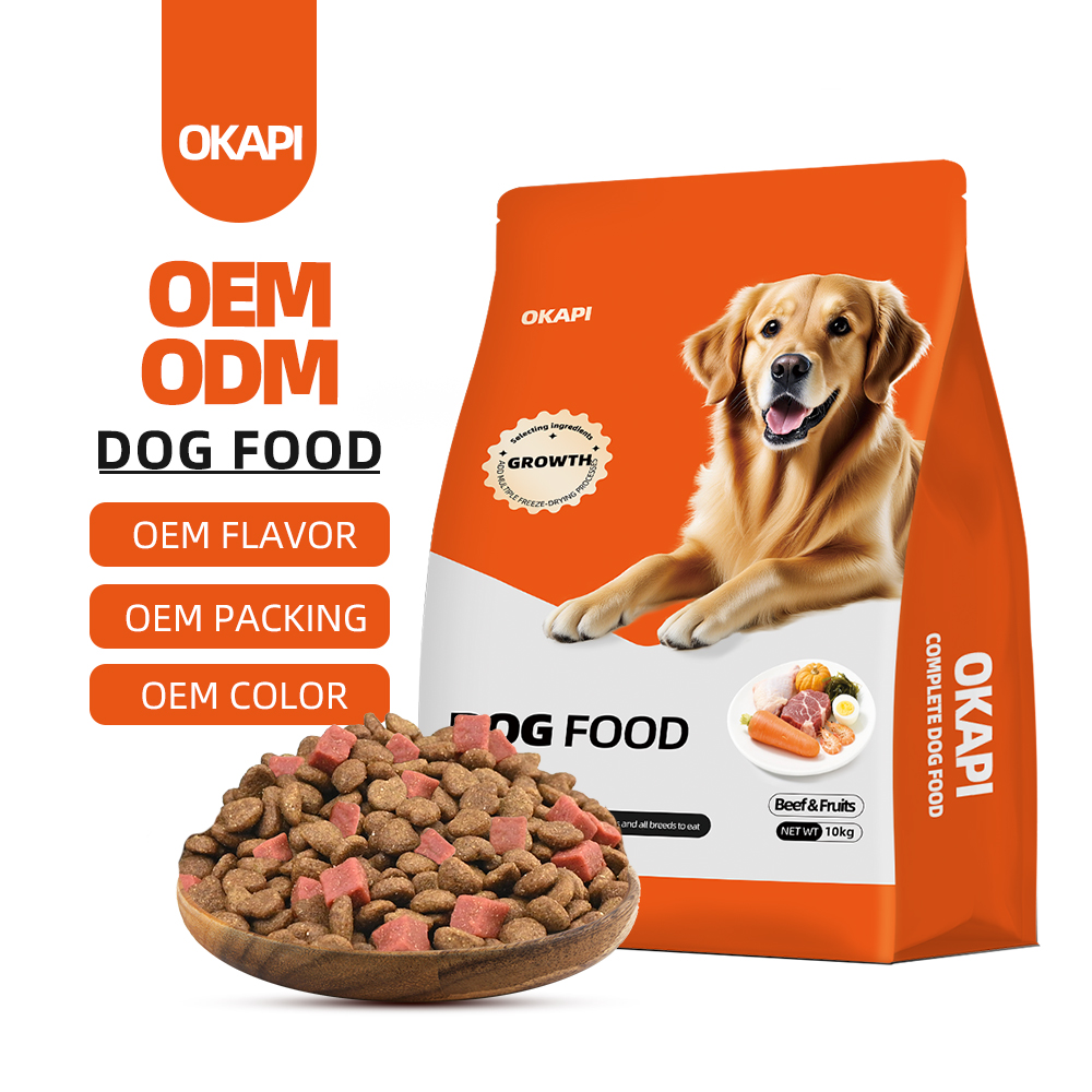 FDA HACCP Certified Dry Dog Food High Protein Natural Ingredients Healthy Nutritious Pet Food Bulk Wholesale Factory