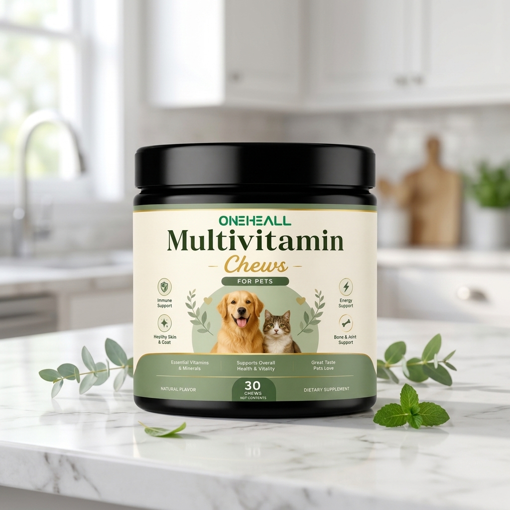 Private Label Pet Nutritional Supplement Health Care Premium Vitamin Supplement Pet Multivitamin Chews