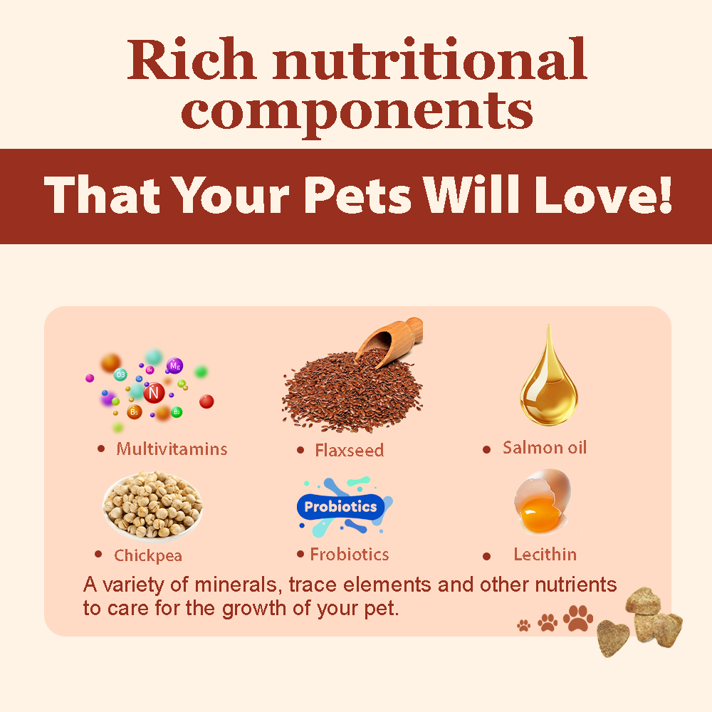 All Breeds High Protein Dog Supplement Life Stages Muscle Soft Chews for Dog Muscle Gain Pet Health Care Supplements
