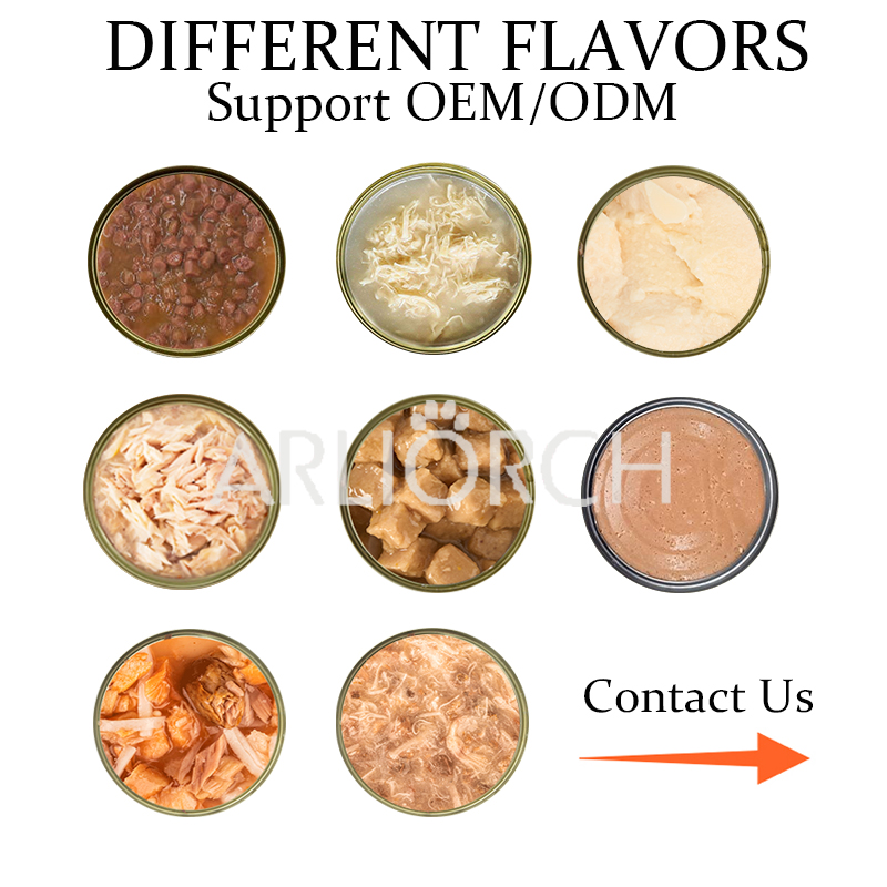 Manufacturer Wholesale Price High Meat Content High Protein 375g Premium Canned Wet Cat Food &amp; Treats Snacks