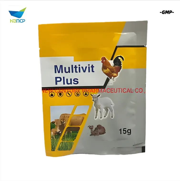 New Material Veterinary Grade Pharmaceutical Multi Vitamins Soluble Powder Nutrition Feed for Livestock Poultry