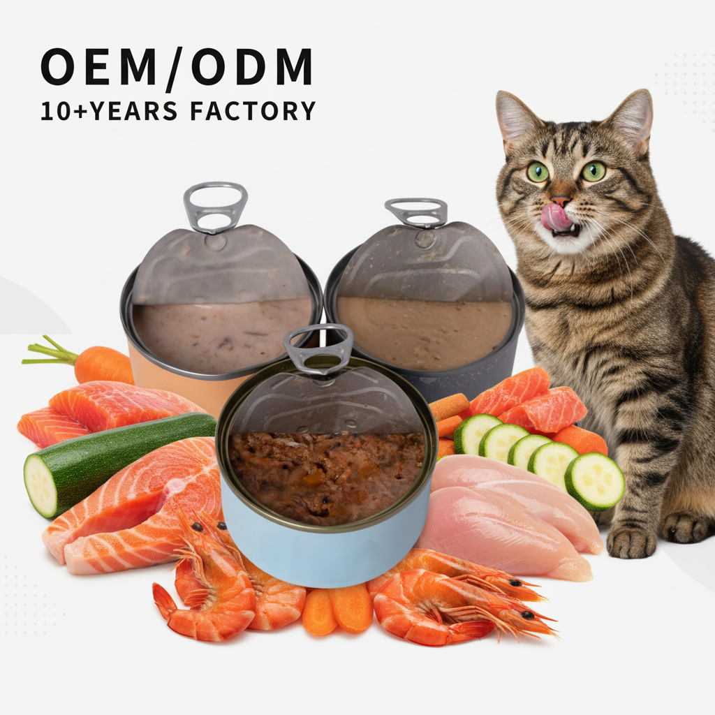 Wholesale High Protein Grain-Free Limited Ingredient Diet Meat Wet Food For Cats &amp; Dogs-Non-GMO Sugar-Free Canned Pet Food