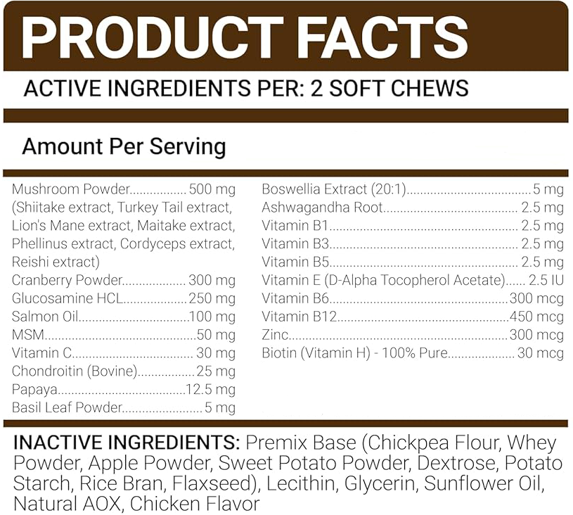 Private Label Pet Nutritional Supplement Health Care Premium Vitamin Supplement Pet Multivitamin Chews