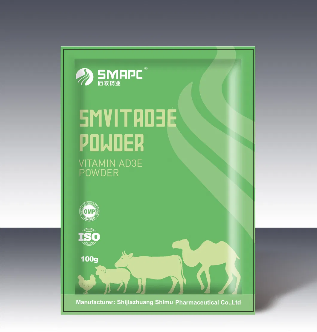 Veterinary Medicine Water Soluble Vitamin Ad3e Powder for Animal Health and Nutrition