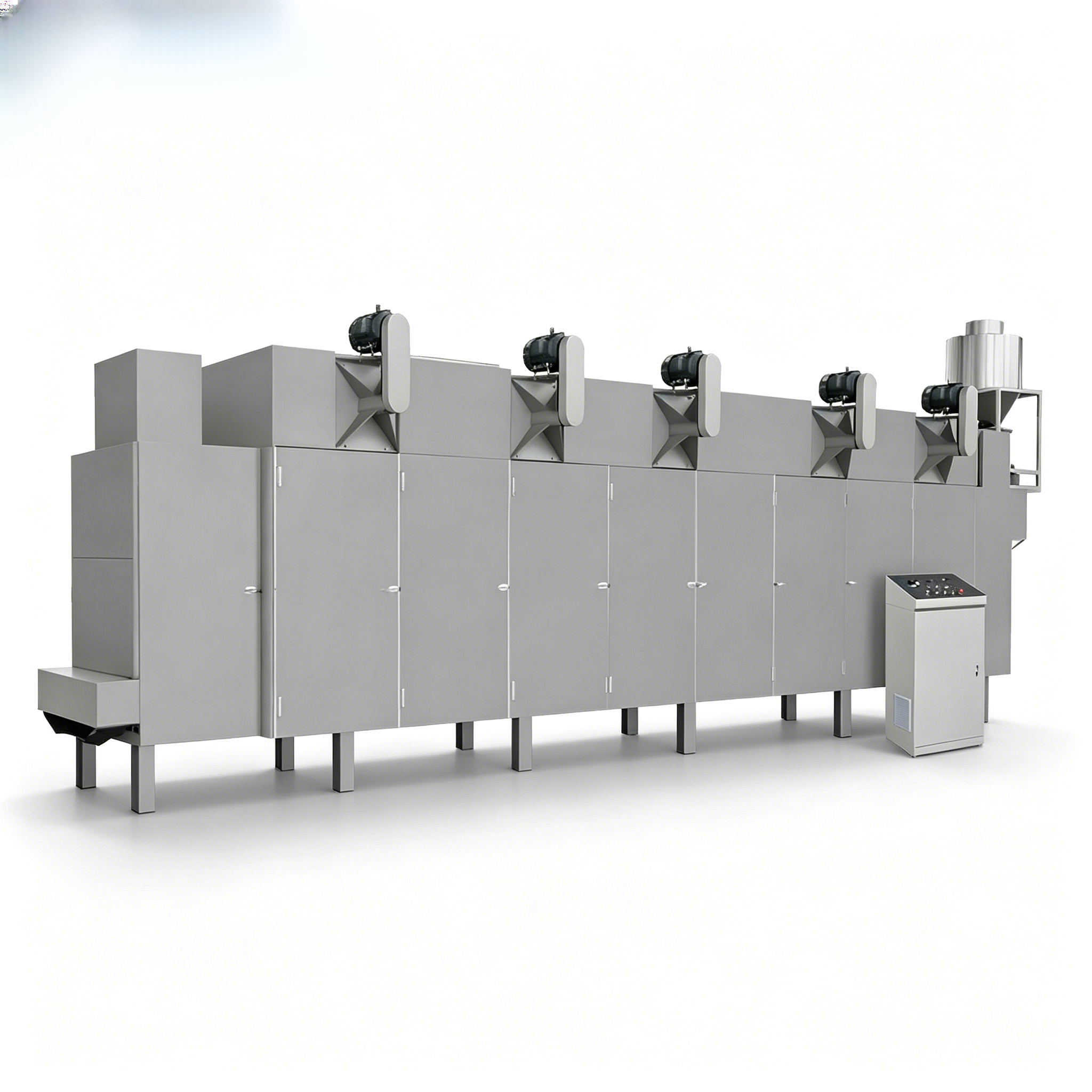 Dog Food Dryer Oven Pet Feed Drying Machine Tunnel Belt Type For Pet Food Factory