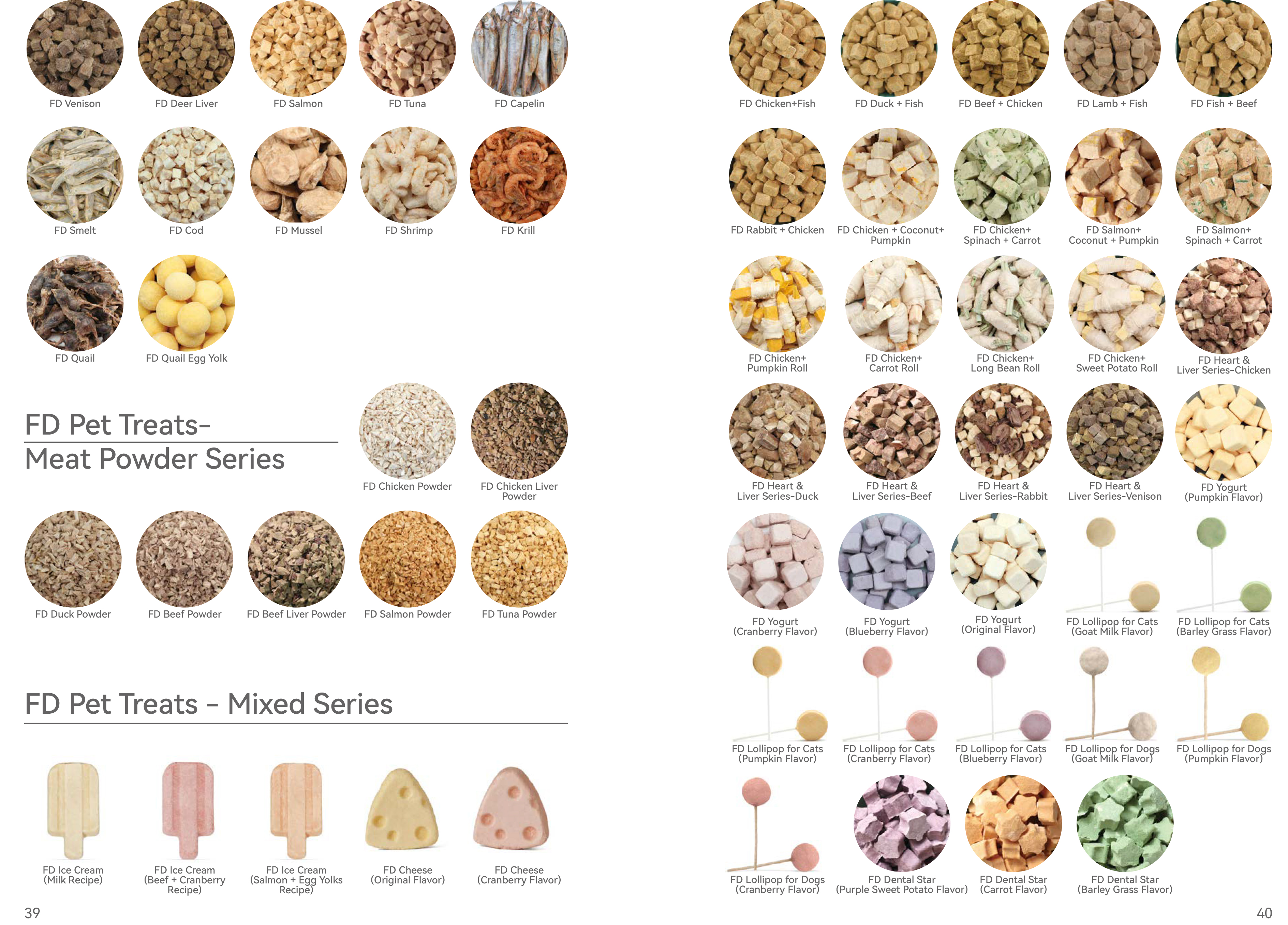 Wholesale Bulk Freeze Dried Pet Treats Oem Pet Food Ingredients