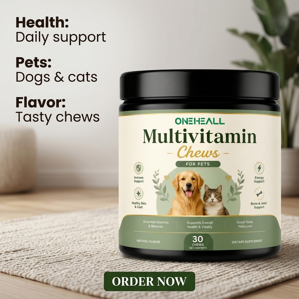 Private Label Pet Nutritional Supplement Health Care Premium Vitamin Supplement Pet Multivitamin Chews