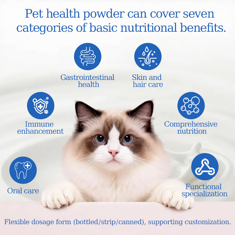 OEM Custom Pet Goat Milk Formula Powder Fast Absorption Growth Immunity Digestive Friendly Lactose Light Private Label