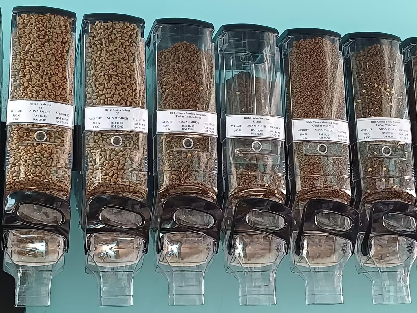 ECOBOX Cat Dog Pet Food Food Dispenser Cereals Beans Bulk Food Dispenser Grain Snacks Cashew Pistachio Gravity Bin Nuts For Shop