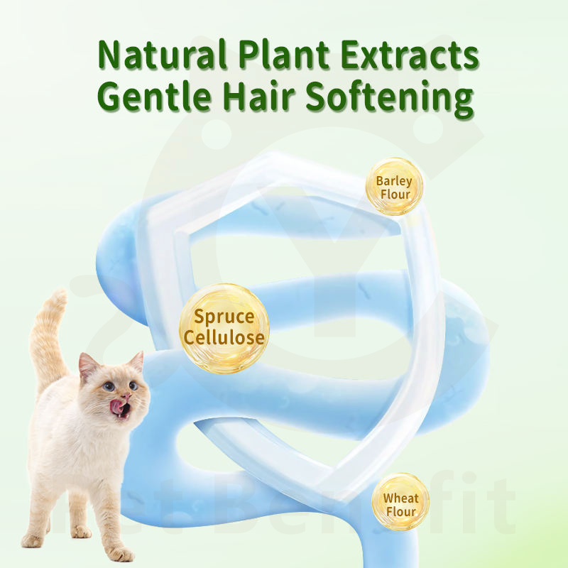 Natural Anti-Hairball Nutrition Paste for Dogs Cats Plant Fiber Formula Boosts Intestinal Peristalsis Help Hair Discharge