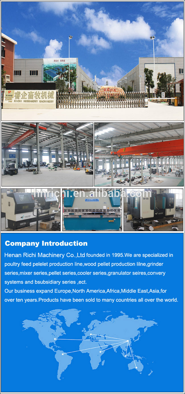 Customized 20-30T/H Complete Poultry Animal Cattle Chicken Feed Factory for Algeria Customer