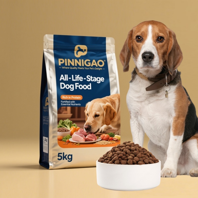 Dog Dry Food High-Protein 100% Natural Meat Formula for All Ages-Comprehensive Nutrition &amp; Digestive Health