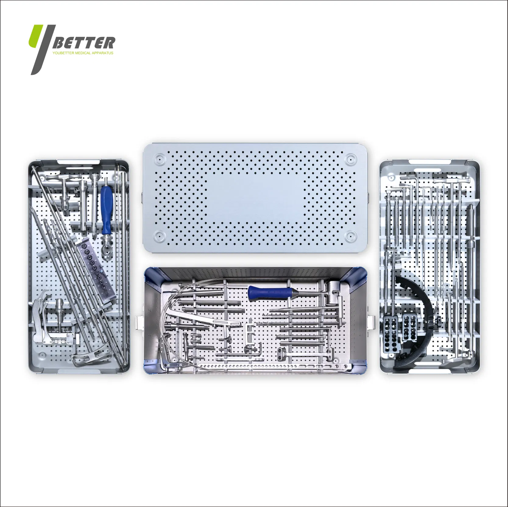 Orthopedic Medical Instrument Set with Trademark